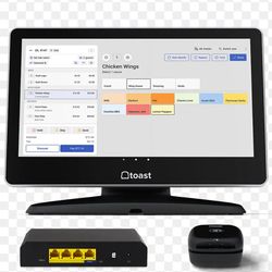 1 x 14" Toast Flex with Counter Stand and Toast Tap (On Counter) 1 x Pronto Router