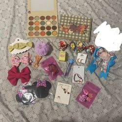 makeup and girl bow bundle