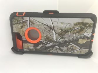 Orange camouflage hard case for iPhone 7 Plus / 8 plus case Cover protector