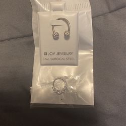 2 Septum Nose Rings