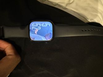 Apple Watch with Black Sport Band
