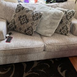 Grey Sofa & Love Seat