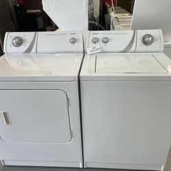 Admiral Washer And Dryer Set. 1 Year Warranty 