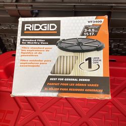 Ridgid Filter( 3 To4.5 Gallon)