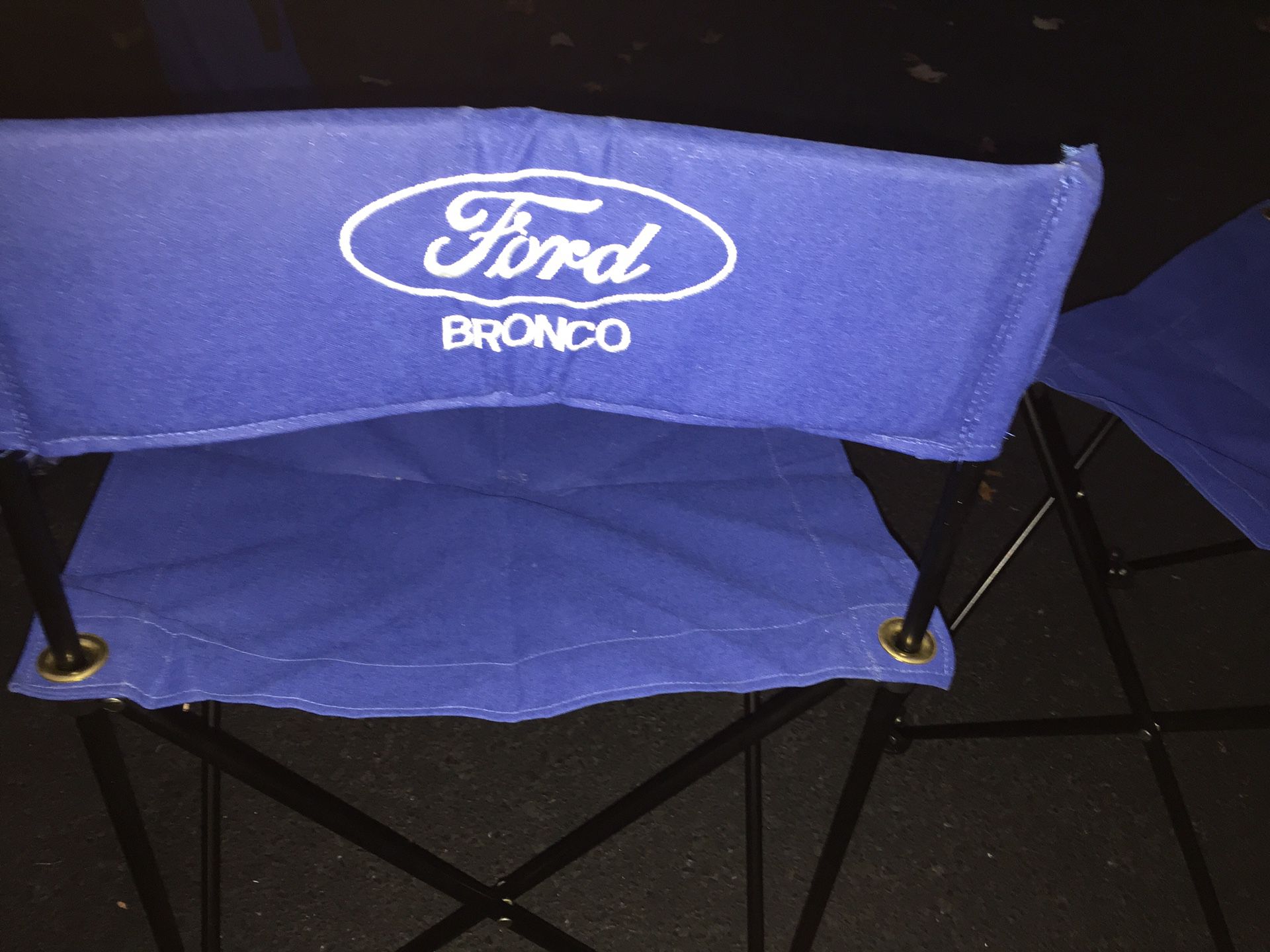 Vintage Ford Bronco Lawn Chairs Set of 2