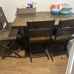 Brown Dining table