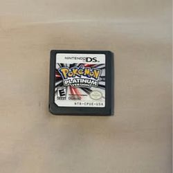 Nintendo DS Pokémon Platinum Version game