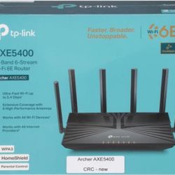 Archer AXE5400 Router And 2 Extenders. 