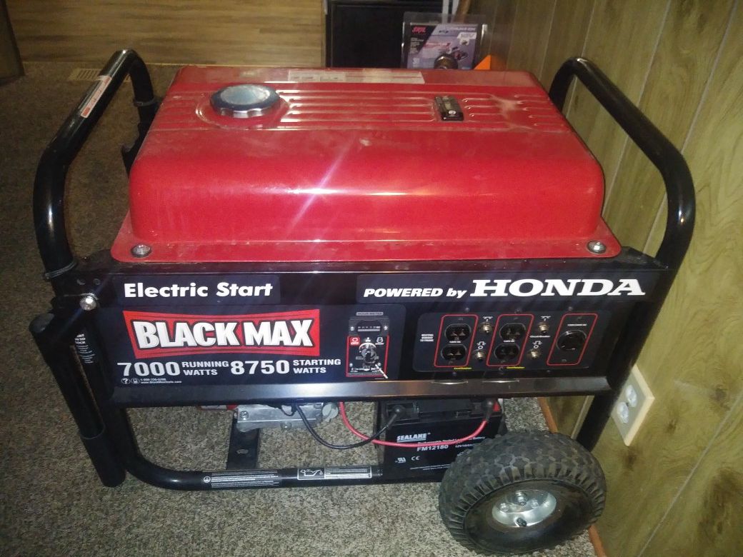 Honda Black Max Generator for Sale in Taylor, MI OfferUp