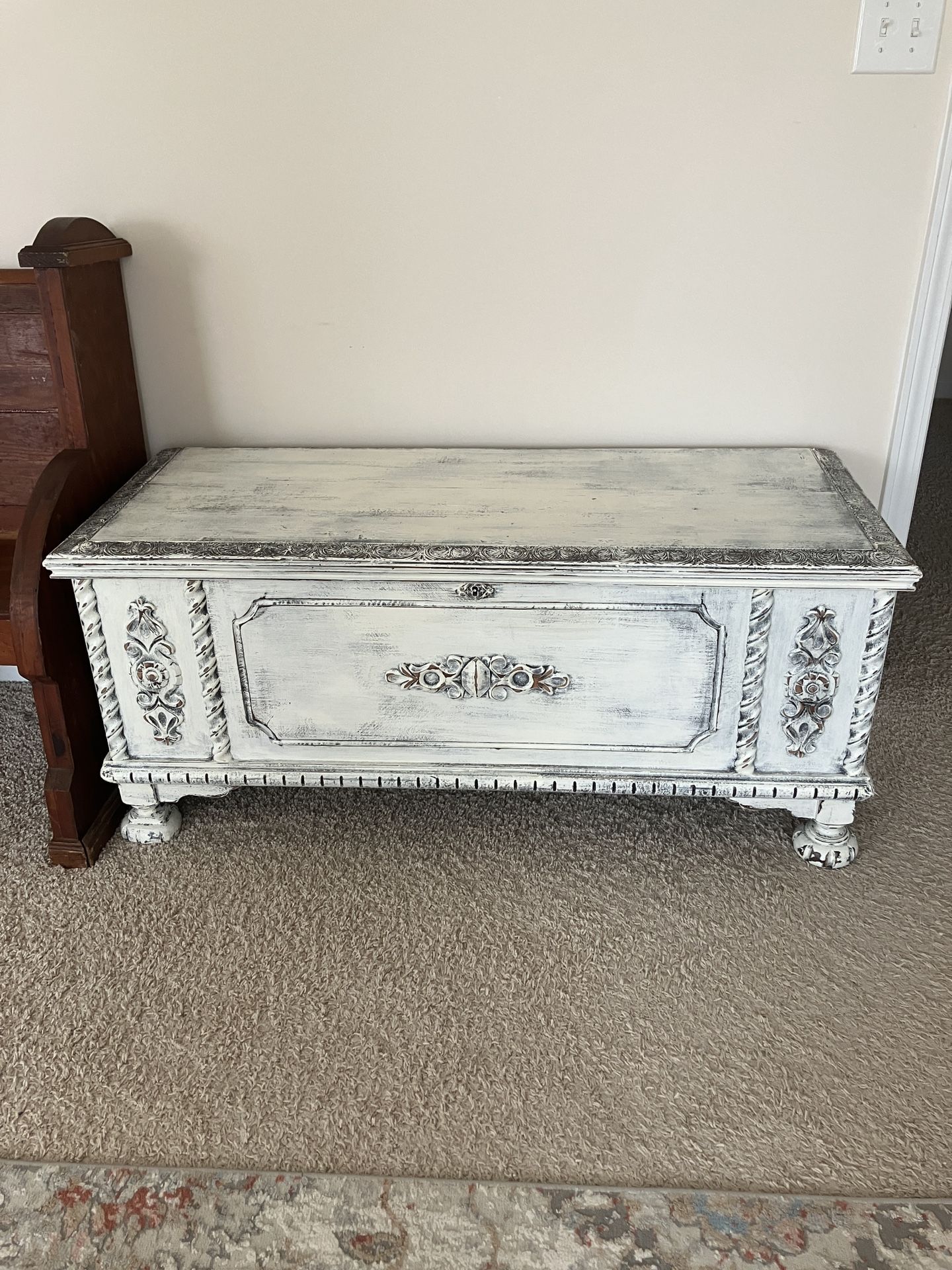 Beautiful Antique Lane Storage Chest