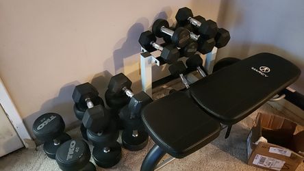 Weights and bench