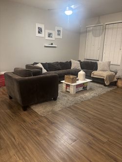 Dark gray sectional