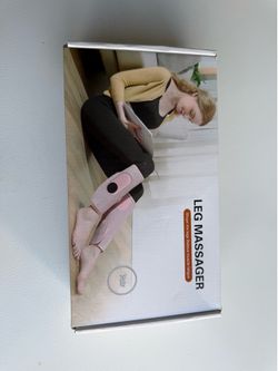 Leg Massager with Heat and Compression, Calf Massager for Circulation and Pain with 3 Intensities, 3 Modes, Restless Legs Syndrome Relief Compress Leg