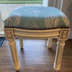 Beautiful Light Aqua Vanity Chair! Pick Up Today-Marina del Rey!