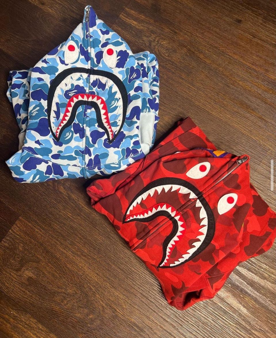 BAPE Shark Jackets 🦈 🔵/🔴