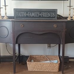 Antique Solid Wood Buffet (Project Piece)
