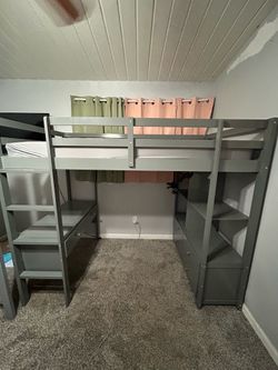 Twin size loft bed