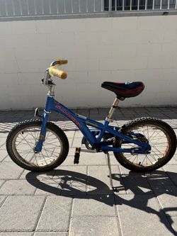 Vintage Schwinn Gremlin 16” Kids Bike Blue Metallic BMX Style 80s 90s