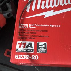 Milwaukee Sierra De Banda De Corte Profundo 