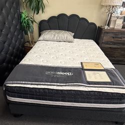 Queen Platform  BedFrame Only