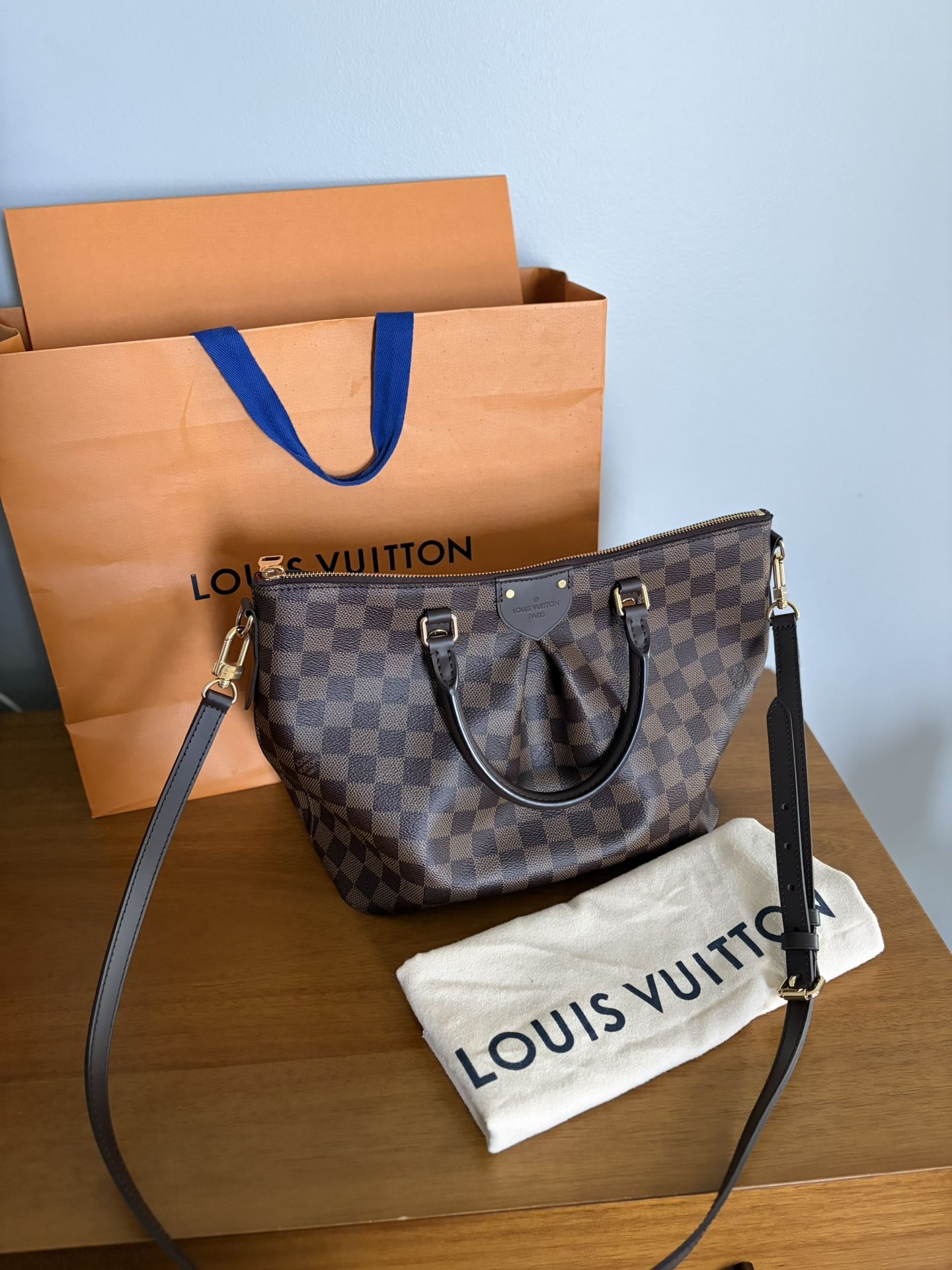 LV Siena MM Damier Ebene