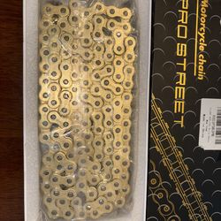 Gold on Gold 420 chain 132 link  with chain breaker