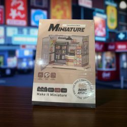 Super Creator Mini Series Convenience Store, DIY Plastic Miniature Kits Mini-Mart Series, Mini Model House Building Set for Teens Aged 14+, DIY Crafts
