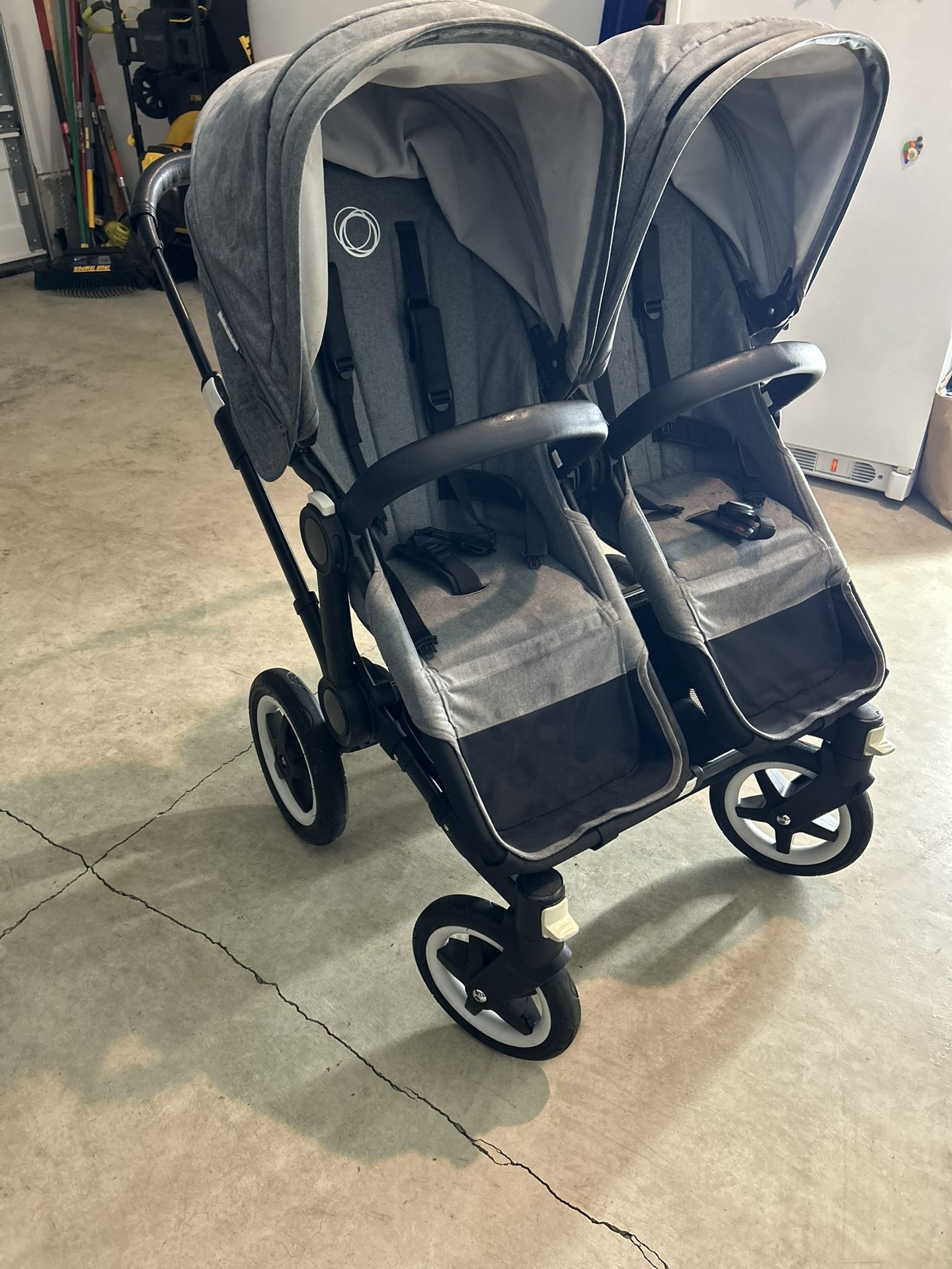 Bugaboo Donkey 2 Double Stroller + Foot Muffs