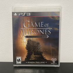 Game Of Thrones Telltale Games Series PS3 Like New PlayStation 3 Video Game HBO