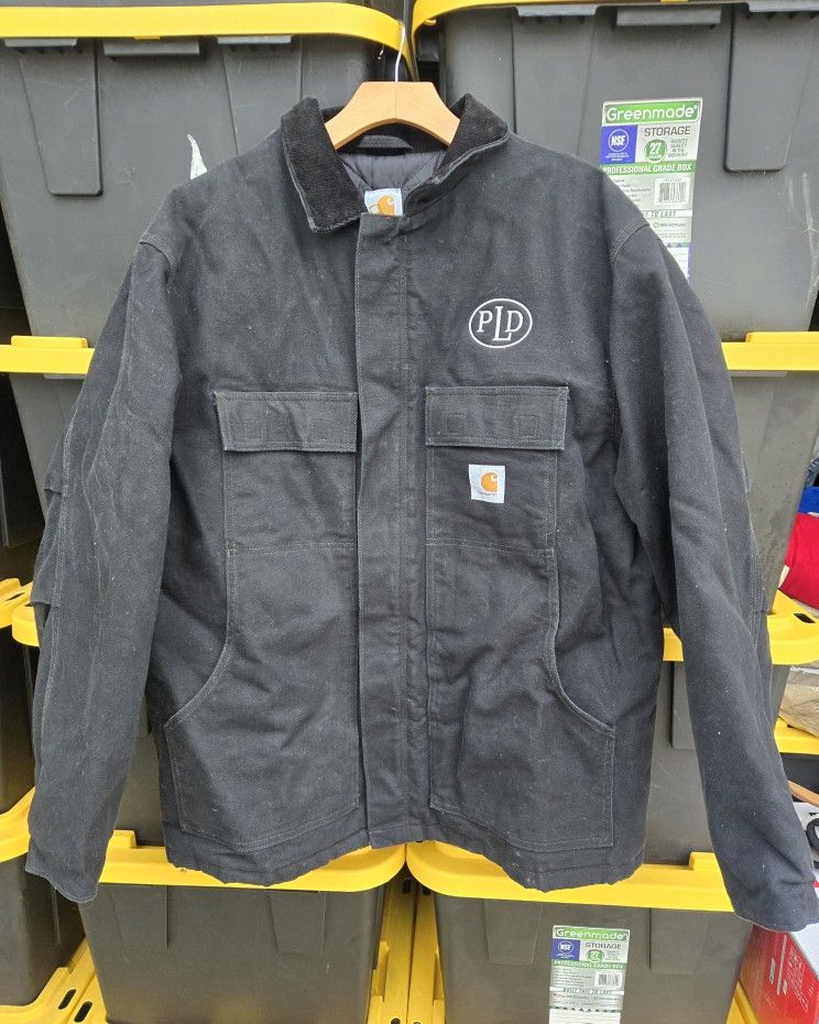 Mens Carhartt Sandstone Jacket Black