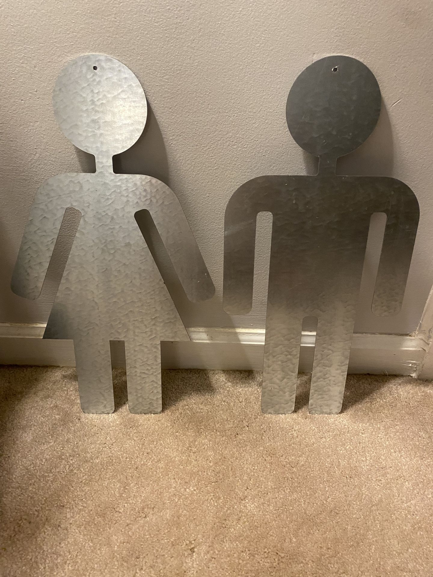 Female And Male Restroom Signs