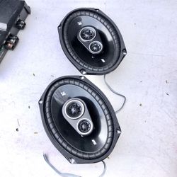 6X9 Kicker 3 Way Car Audio Speakers 