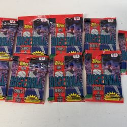 Topps Baseball 1994 Series 1 Hanger Packs 9 Total