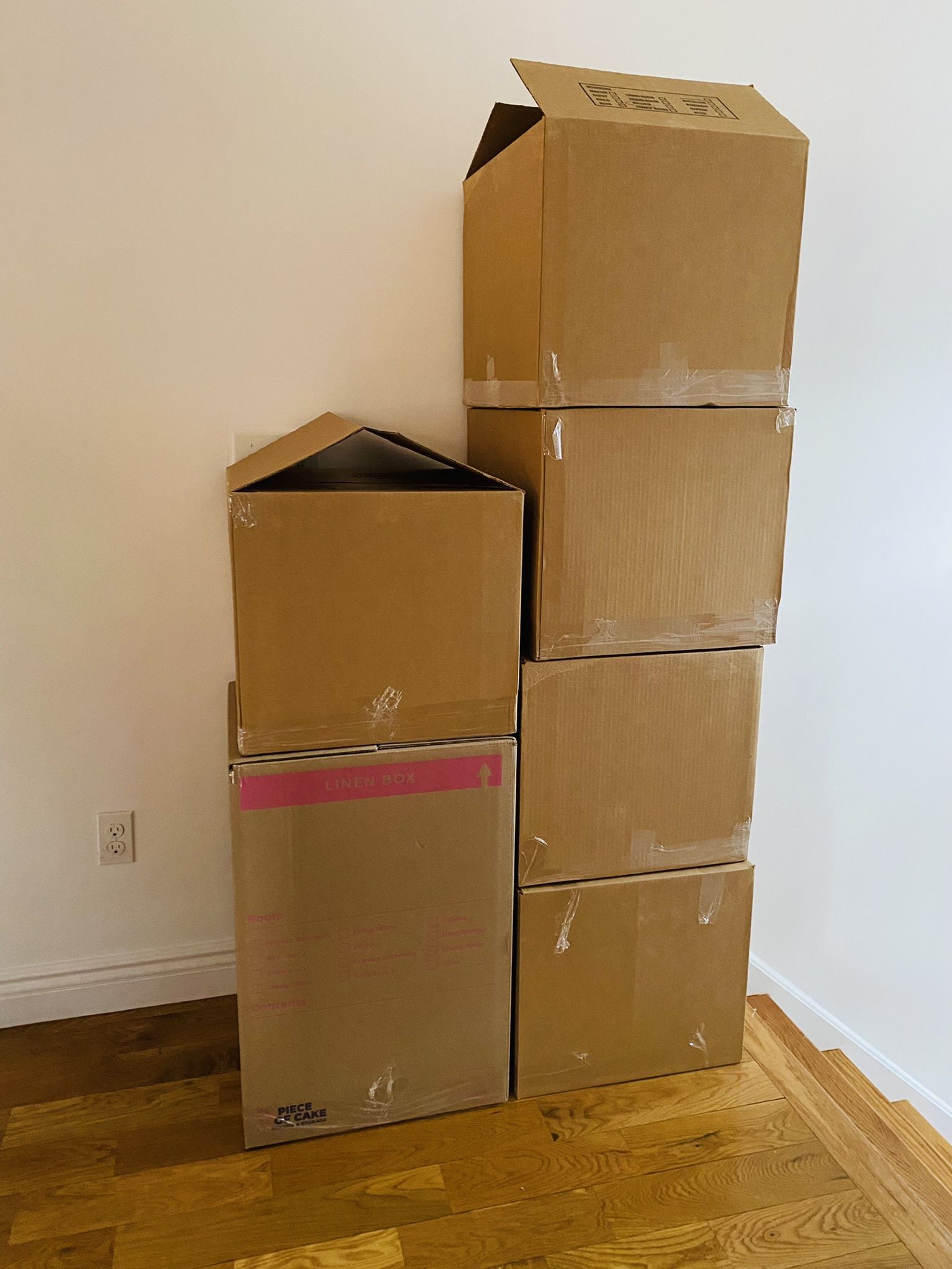 Moving boxes! Like new condition. Carefully used just once. Medium, large, all different sizes. Many. Great bargain. $1 per box.