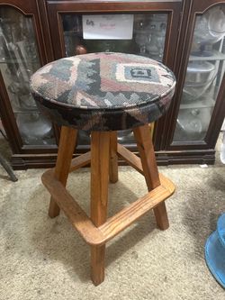 A pair of barstools