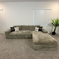 Camel Beige Cloud Modular Sectional Sofa Couch