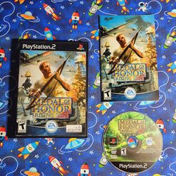 Medal Of Honor Rising Sun Sony PlayStation 2 PS2 Complete CIB
