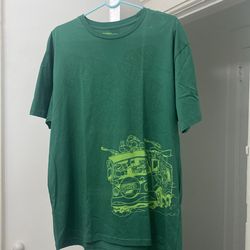 TMNT Teenage Mutant Ninja Turtles Van XL Green T-Shirt Loot Crate Exclusive