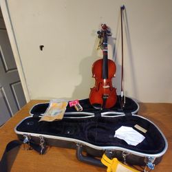 Vintage 3/4 Violin E.R. Pfretzschner Copy of Antonius Stradivarius w/Case