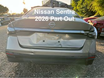 2026 Nissan Sentra Part Out