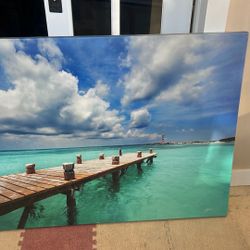 Photographic artwork on canvas