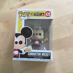 Disney, Mickey Mouse, Conductor Mikey’s 90th Year Funko Pop. New