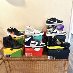 New Authentic Nike & Jordan Size 10 Sneakers