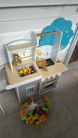 kitchen Set With Food Toys 