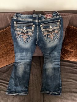 Rock revival men’s jeans