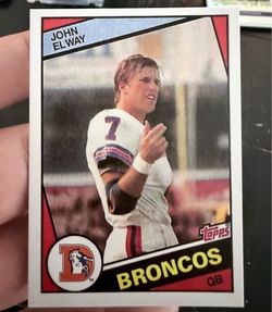 1984 Topps John Elway rookie card #63