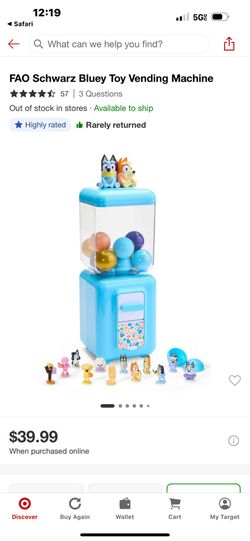 Bluey Vending Machine