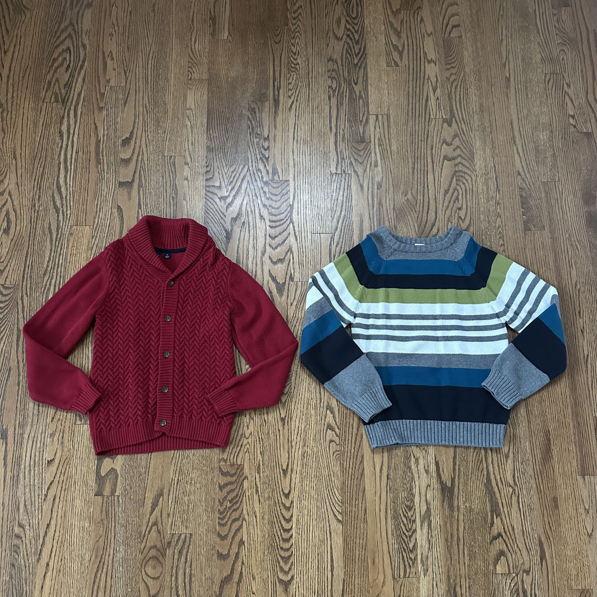 Boys Size 8 - 10 (Medium) Sweaters (bundle of 2 sweaters)