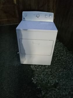 White Kenmore gas dryer