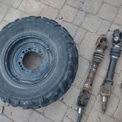 Spare Parts For 97 Polaris Sportsman 500- CV axle -spare Wheel/Tire